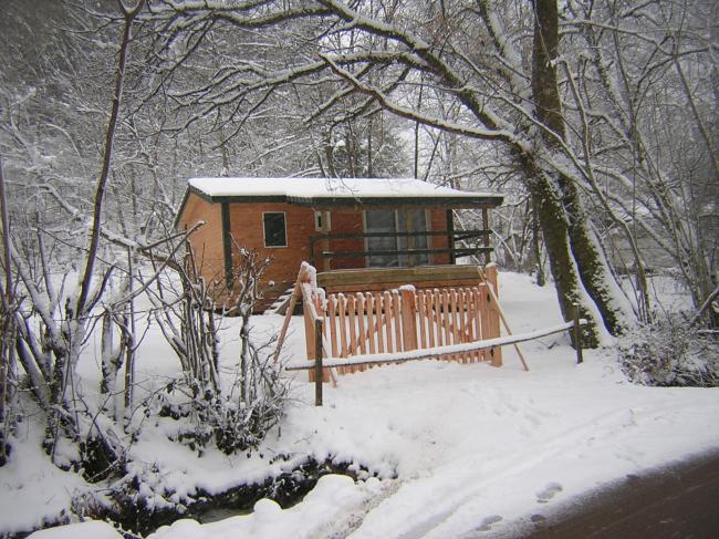 Chalet sous la neige hiver 2007/2008